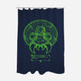 Enemy Detected-none polyester shower curtain-Douglasstencil