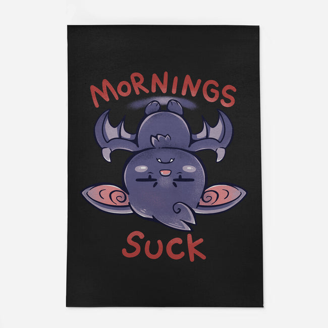 Mornings Suck Bat-none indoor rug-TechraNova