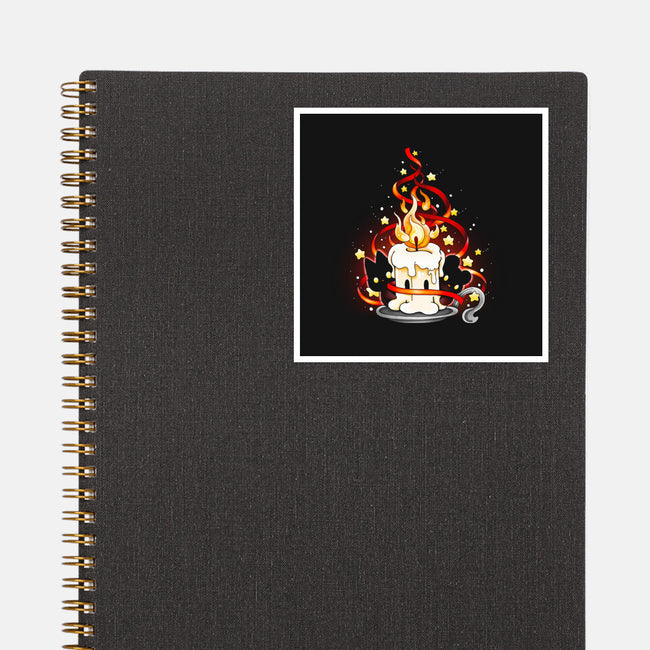 Magic Christmas-none glossy sticker-Vallina84