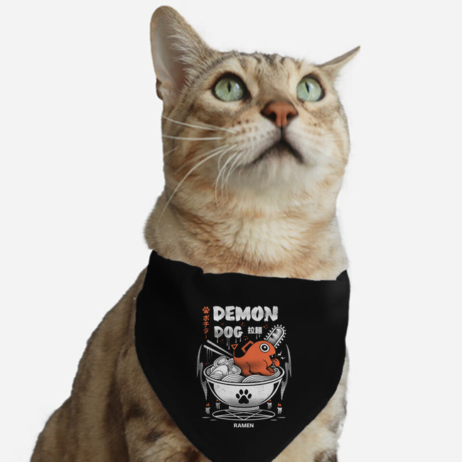 Demon Dog Ramen-cat adjustable pet collar-Logozaste
