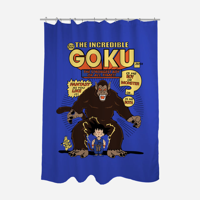 The Strongest Boy-none polyester shower curtain-Rudy