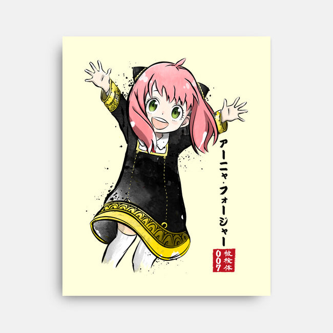 Anya Watercolor-none stretched canvas-DrMonekers