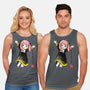 Anya Watercolor-unisex basic tank-DrMonekers