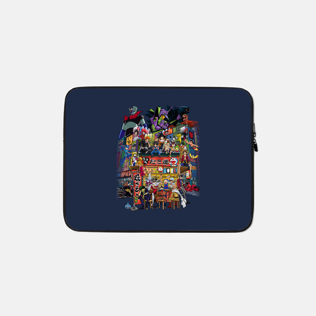 A Normal Day In Japan-none zippered laptop sleeve-albertocubatas