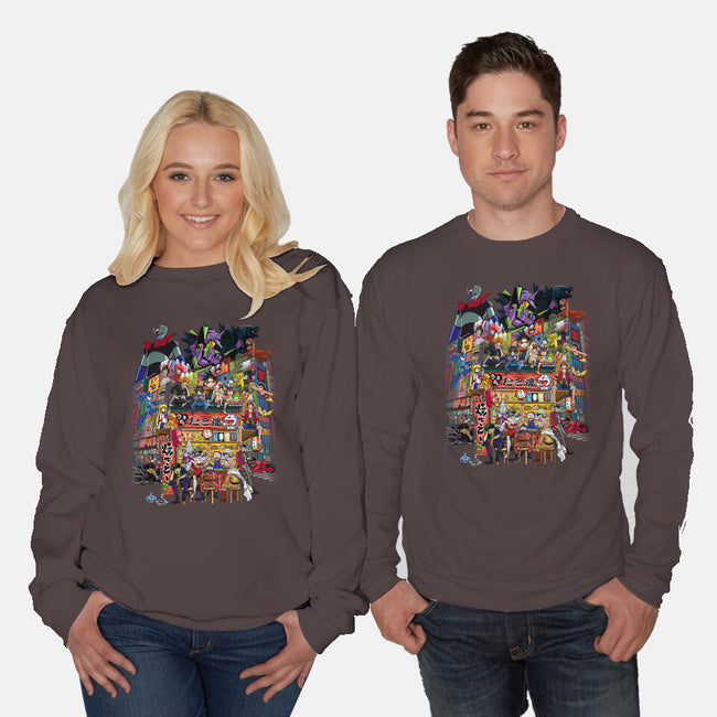 A Normal Day In Japan-unisex crew neck sweatshirt-albertocubatas