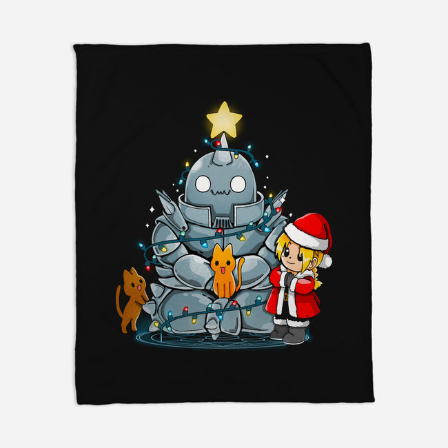 A Metal Christmas-none fleece blanket-Vallina84