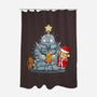A Metal Christmas-none polyester shower curtain-Vallina84