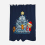 A Metal Christmas-none polyester shower curtain-Vallina84