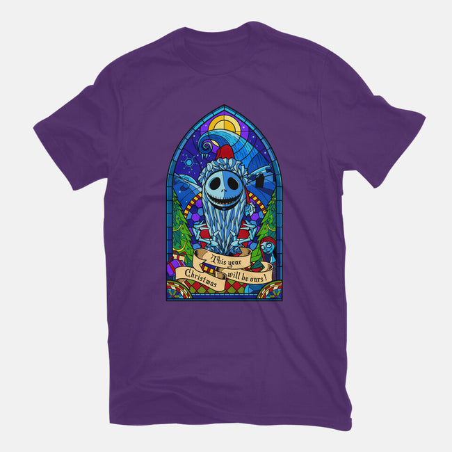 Stained Glass X-Mas-youth basic tee-daobiwan