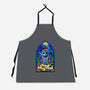 Stained Glass X-Mas-unisex kitchen apron-daobiwan