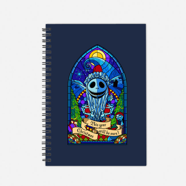 Stained Glass X-Mas-none dot grid notebook-daobiwan