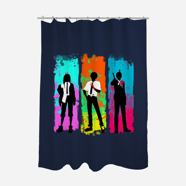 What's Your Devil?-none polyester shower curtain-IKILO