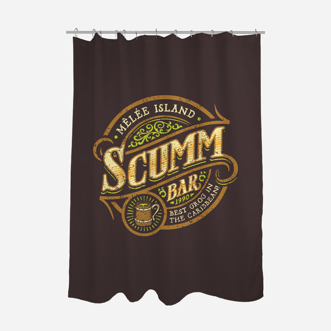 The Pirate Bar-none polyester shower curtain-Olipop