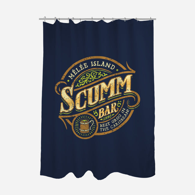 The Pirate Bar-none polyester shower curtain-Olipop