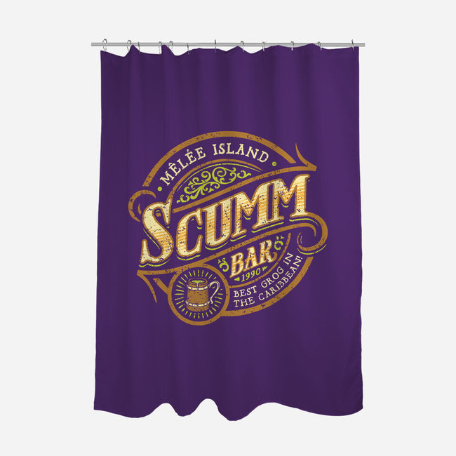 The Pirate Bar-none polyester shower curtain-Olipop