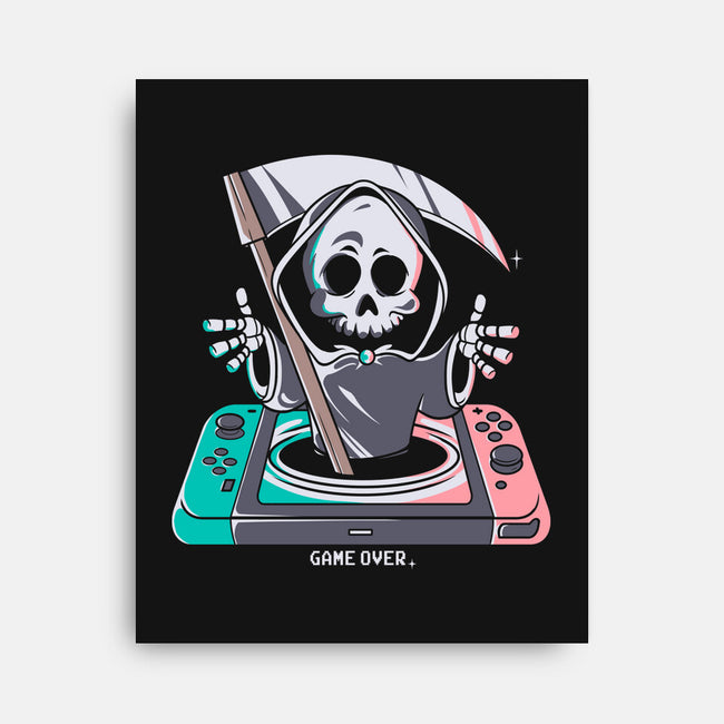 No More Lives-none stretched canvas-Douglasstencil