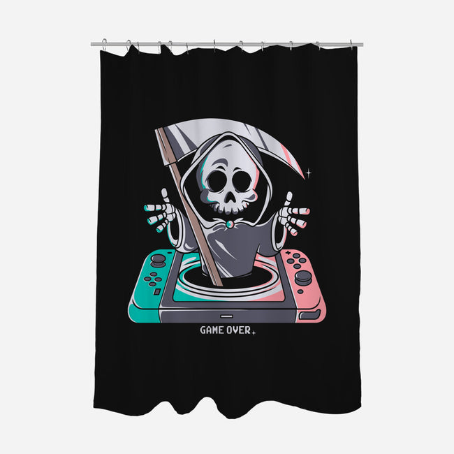 No More Lives-none polyester shower curtain-Douglasstencil