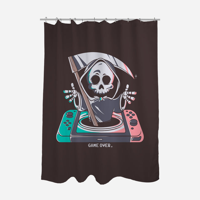 No More Lives-none polyester shower curtain-Douglasstencil