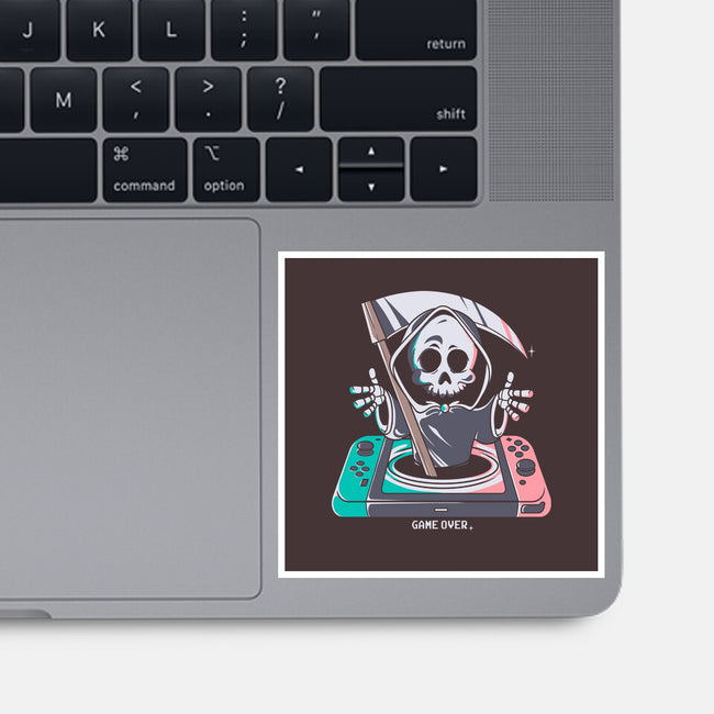 No More Lives-none glossy sticker-Douglasstencil