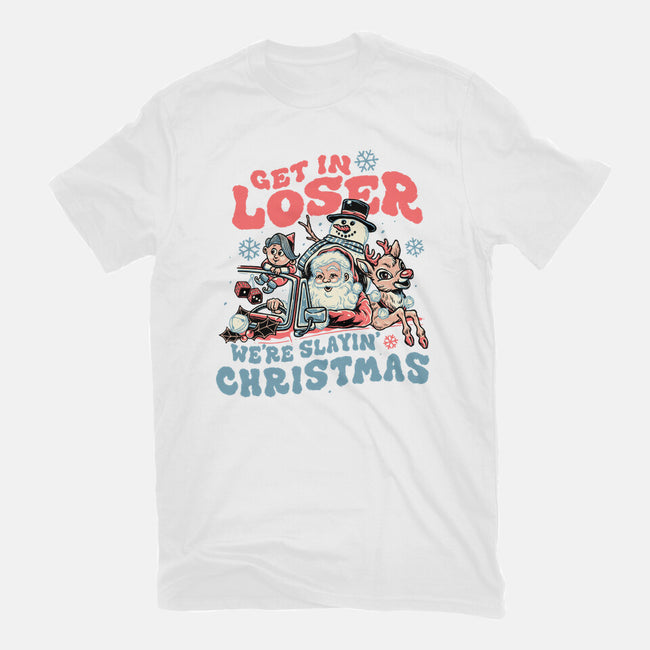 Slayin' Christmas-mens basic tee-momma_gorilla