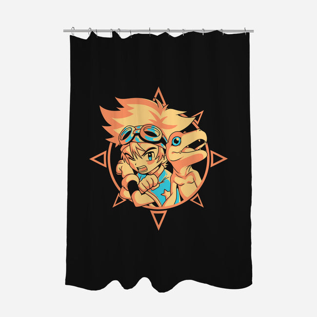 Awakening Of Courage-none polyester shower curtain-Douglasstencil