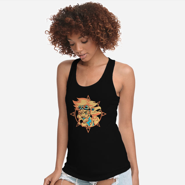 Awakening Of Courage-womens racerback tank-Douglasstencil