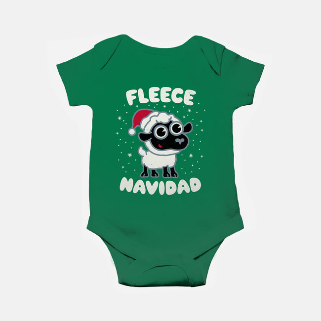 Fleece Navidad-baby basic onesie-Weird & Punderful
