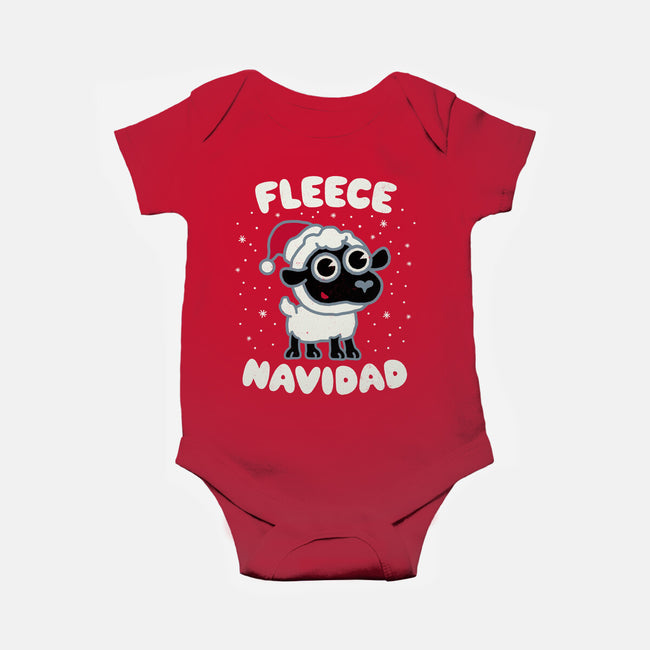 Fleece Navidad-baby basic onesie-Weird & Punderful