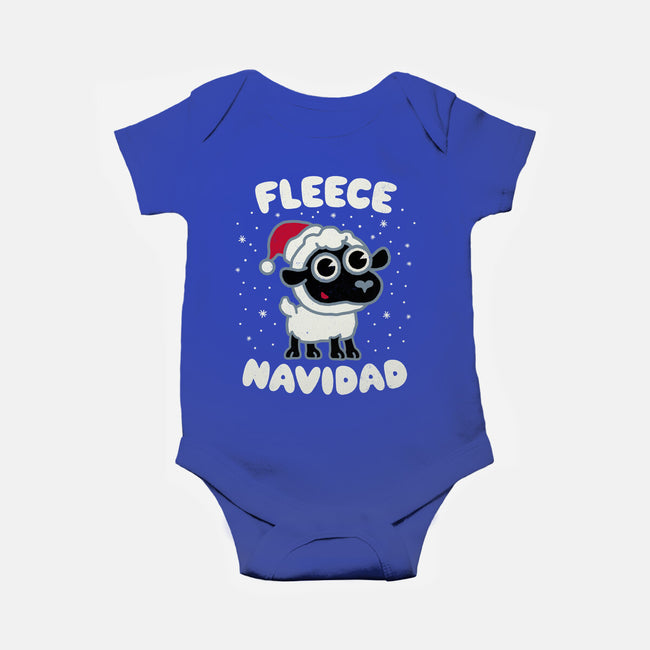 Fleece Navidad-baby basic onesie-Weird & Punderful