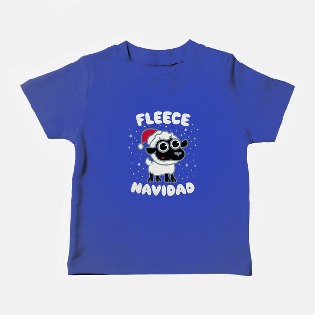 Fleece Navidad-baby basic tee-Weird & Punderful