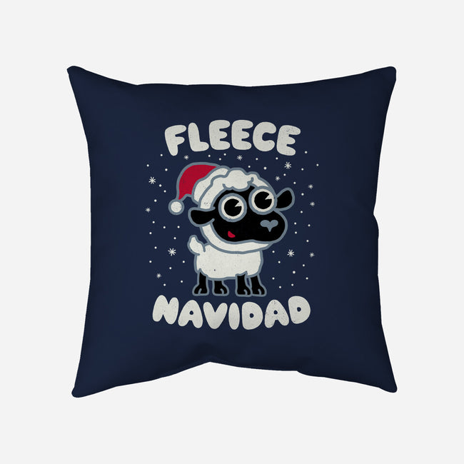 Fleece Navidad-none removable cover w insert throw pillow-Weird & Punderful