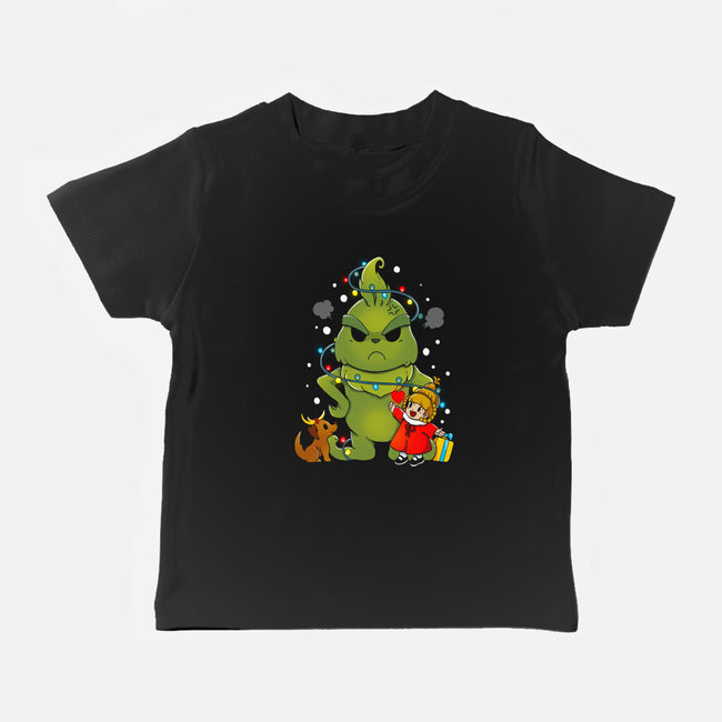 A Grumpy Christmas-baby basic tee-Vallina84