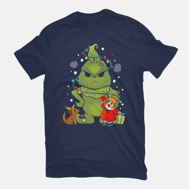 A Grumpy Christmas-mens basic tee-Vallina84