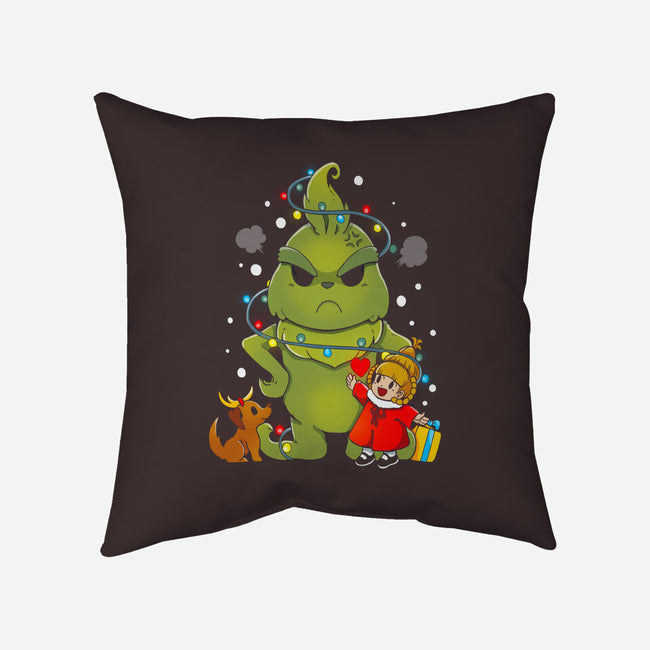 A Grumpy Christmas-none removable cover w insert throw pillow-Vallina84