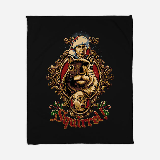 Squirrel!-none fleece blanket-daobiwan