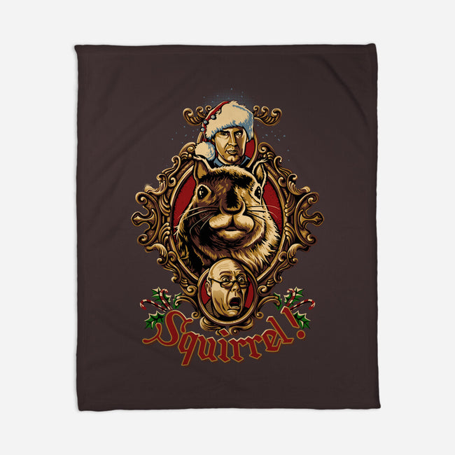 Squirrel!-none fleece blanket-daobiwan