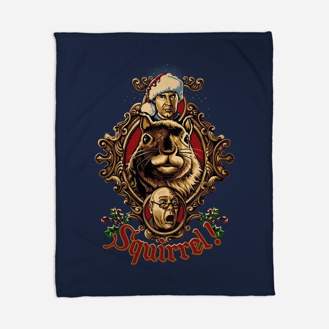 Squirrel!-none fleece blanket-daobiwan