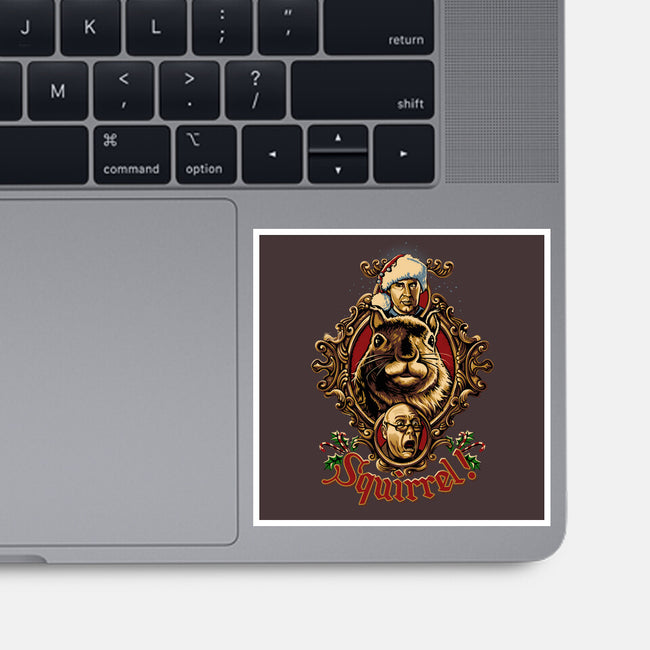 Squirrel!-none glossy sticker-daobiwan