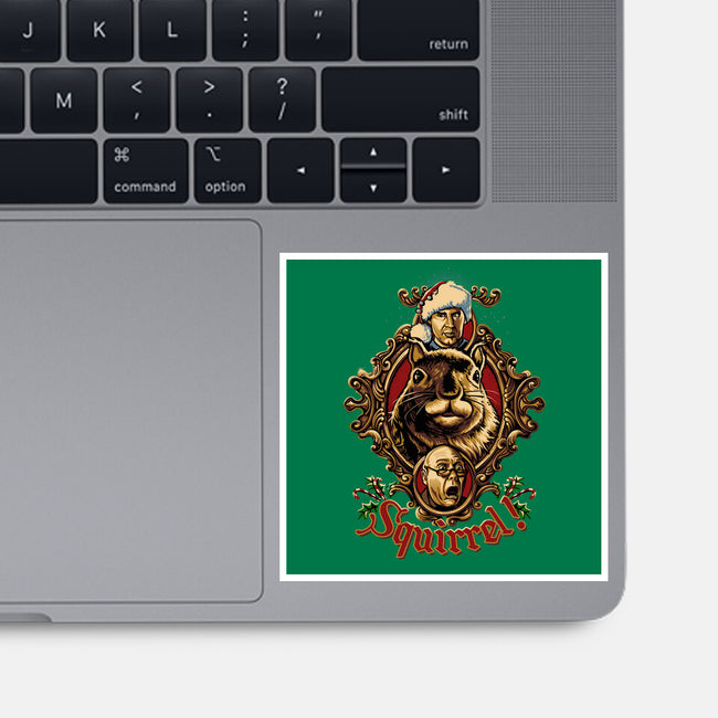 Squirrel!-none glossy sticker-daobiwan