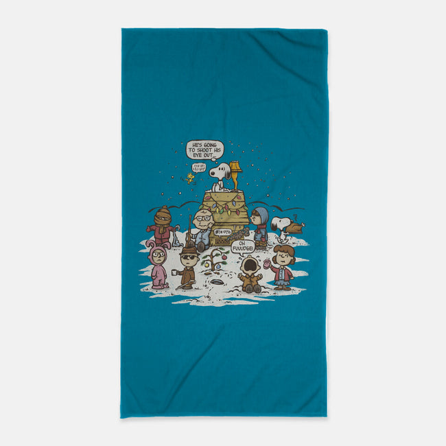 He's Going To Shoot His Eye Out-none beach towel-kg07