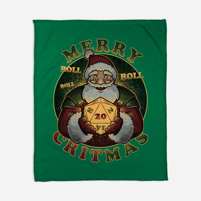 Merry Critmas-none fleece blanket-The Inked Smith