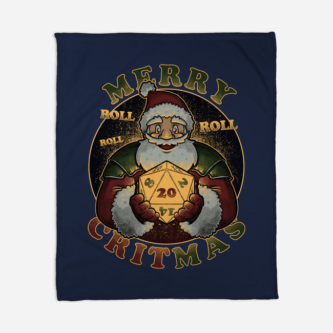 Merry Critmas-none fleece blanket-The Inked Smith