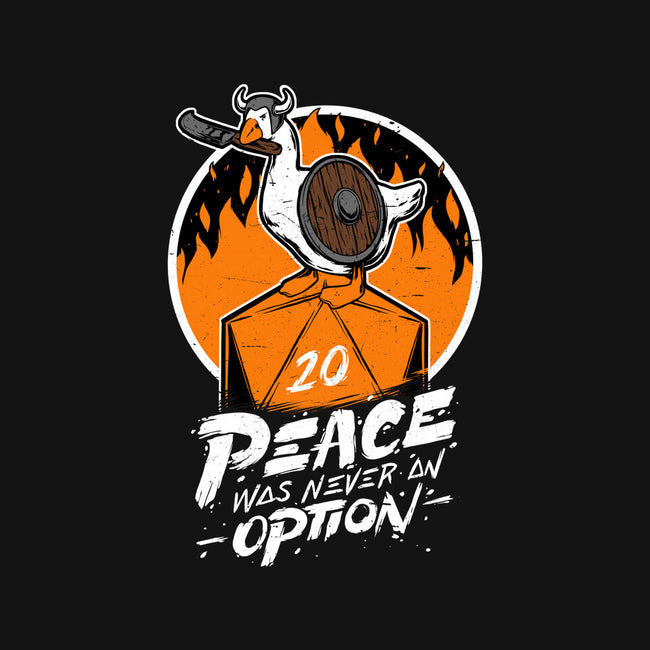 RPG Peace Was Never An Option-none stretched canvas-The Inked Smith