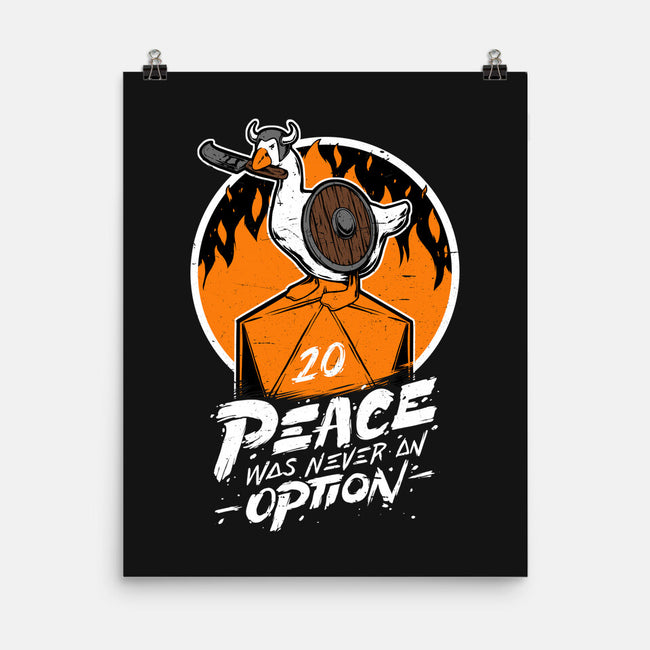 RPG Peace Was Never An Option-none matte poster-The Inked Smith