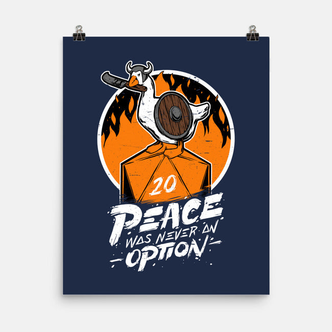 RPG Peace Was Never An Option-none matte poster-The Inked Smith