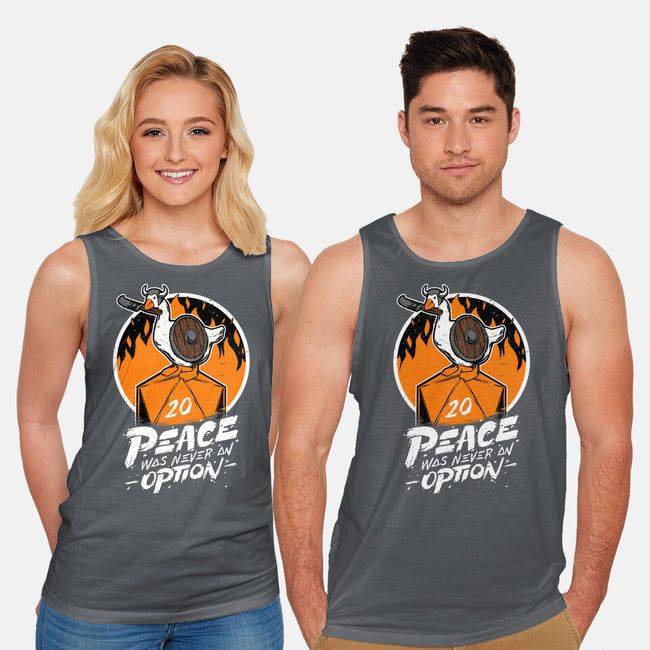 RPG Peace Was Never An Option-unisex basic tank-The Inked Smith