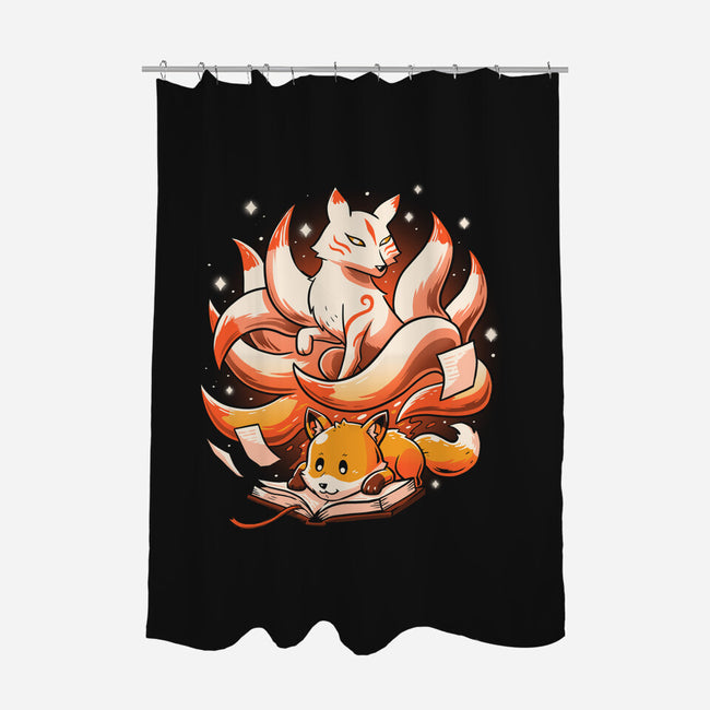 Book Spirit-none polyester shower curtain-koalastudio