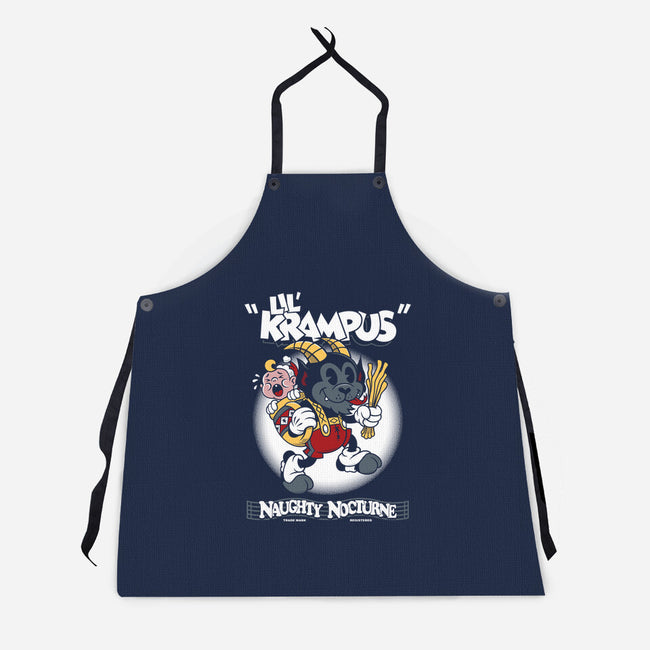 Lil' Krampus-unisex kitchen apron-Nemons