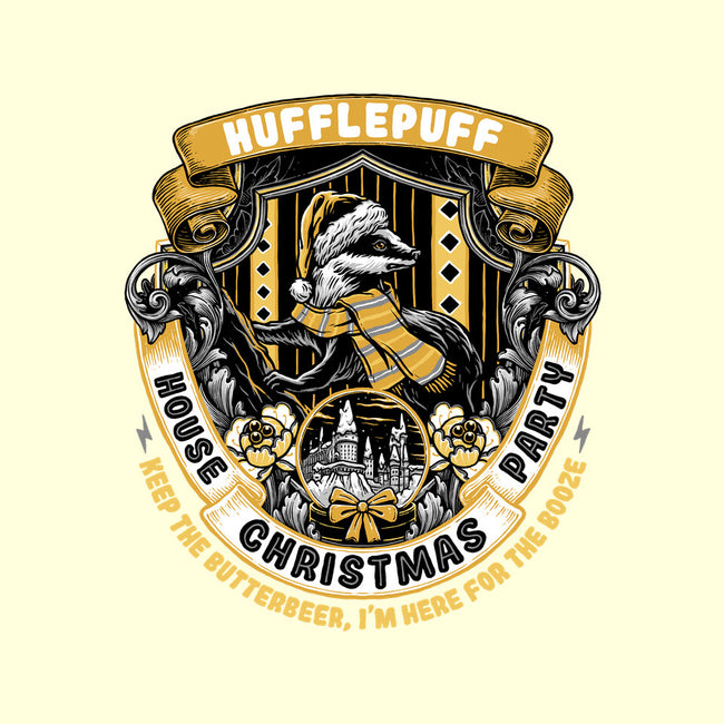 Holidays At The Hufflepuff House-mens basic tee-glitchygorilla