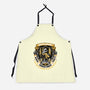 Holidays At The Hufflepuff House-unisex kitchen apron-glitchygorilla